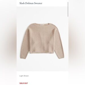 Abercrombie and Fitch Slash Dolman Sweater